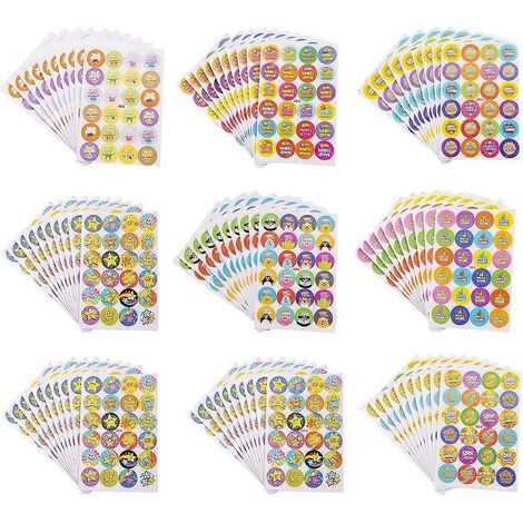 90 Blatt Korn-Aufkleber, selbstklebende Etiketten, DIY-Aufkleber für Klassenzimmer, Bastelarbeiten, Belohnungsaufkleber, Kindergartenzubehör-14X9.5CM (1/2)