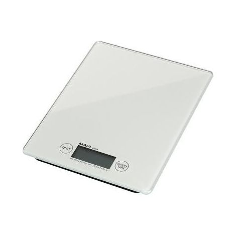 Briefwaage gloss 4 g 5kg ohne Netzanschluss weiß (1/4)
