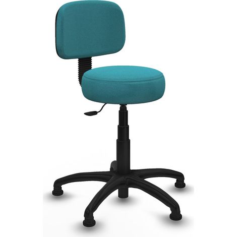 Silla Llanos giratorio bali turquesa base poliamida 600 topes