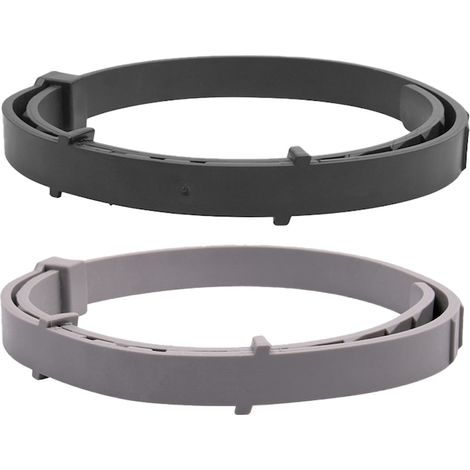 Lot de 2 colliers antiparasitaires QttvbTna, technologie confort, point de rupture de sécurité, pour chats, flexibles (1/5)