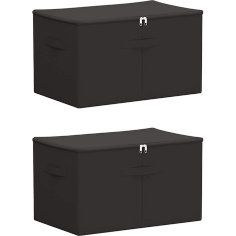 Maison Exclusive - Scatola di Stoccaggio 2 pz Tessuto non tessuto 55 x 35 x 32 cm (1/5)