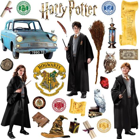 sticker mural Harry Potter   - Sanders & Sanders