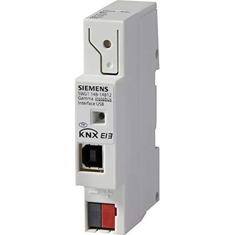 Siemens Interfaz USB KNX negra compacta