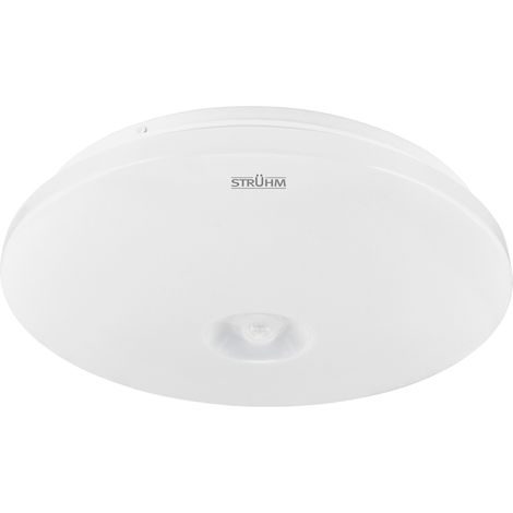 Plafonnier LED avec détecteur de mouvement VINYL PIR 12W 4000K IP20 blanc (1/2)