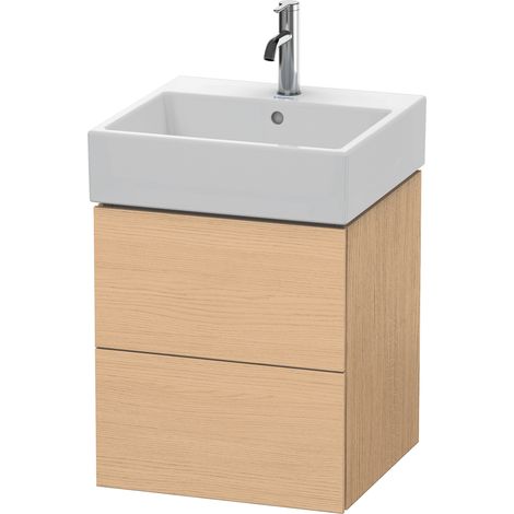 Duravit L-Cube mueble bajo lavabo suspendido, 2 cajones,