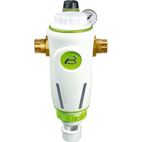 BRAVOFIL PLUS 3/4" M Filtro autopulente semi-automatico
con riduttore di pressione FT120