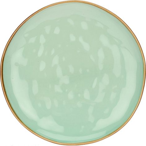 ROSE & TULIPANI Concerto Verde Acqua Piatto Piano D 27 Cm