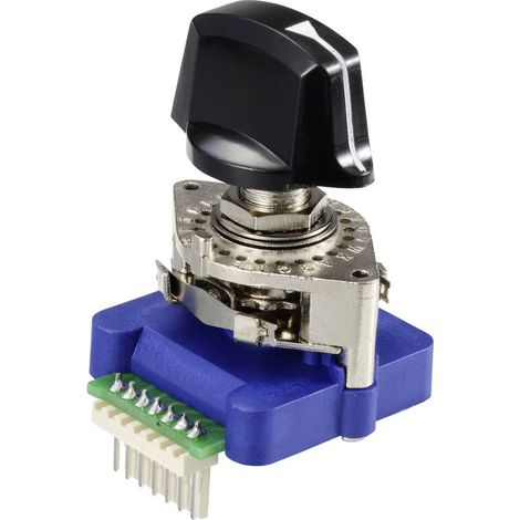 TRU COMPONENTS TC-12830252 Interruttore rotativo 5 V/DC, 25 V/AC, 50 V/AC 0.5 A 1 x 30 ° 1 pz.