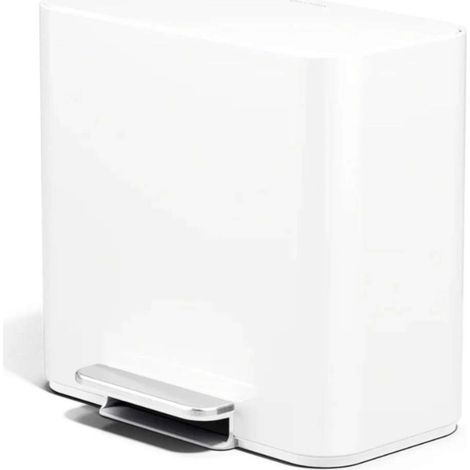 Simplehuman - Poubelle 15 l, blanc CW2122 (1/5)