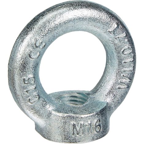 Chapuis 901/16Z Anello di Levage Femmina-Acciaio C15-M16, Grigio (1/2)