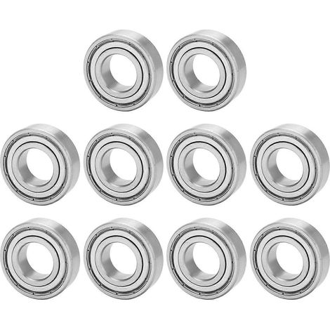 10 Stück Kugellager aus Edelstahl mit Staubschutzkappen, Rollen für Maschine S6004ZZ