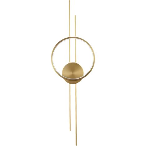 WANDLAMPE REA APP1781-W BRUSH GOLD