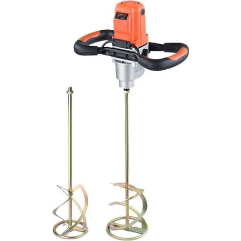 Geo Fennel – Malaxeur 1800 W avec variateur de vitesse – Pour béton armé et espaces confinés – Coffret de transport inclus