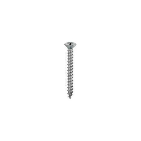 ORECA - 7 VITI PER FERRO AUTOFILETTANTI- TESTA PIANA SVASATA CON IMPRONTA A CROCE 4,8X25MM