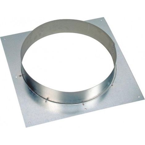 Platine virole galva (sortie de hotte)