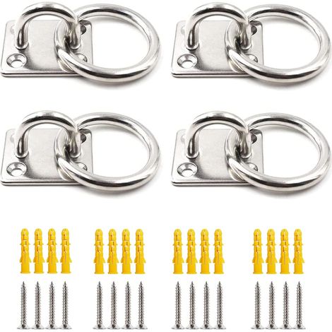 Set mit 4 Deckenhaken, geeignet für Wandhaken, Hängesessel, Markisen und nautische Accessoires. (1/5)