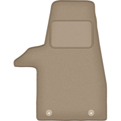 Tappetino in velluto per conducente per: furgone VW Transporter T6 2 file (2015-2019) beige