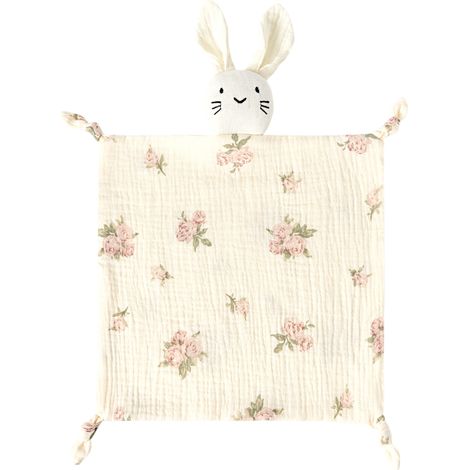 1 doudou en mousseline de coton biologique, doux et respirant, pour bébé, idéal comme cadeau de naissance (1/5)