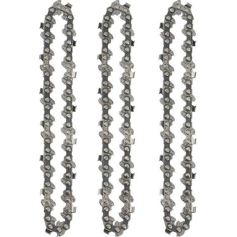 3PCS 4 Inch Electric Saw Chain Lithium Battery Rechargeable Mini Saw Special Chain Hardware Tool Saw Chain (1/5)