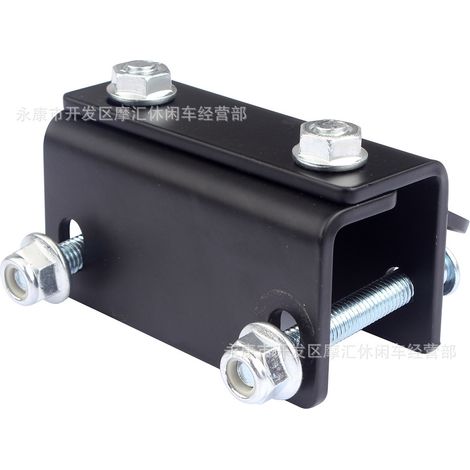 Adjustable heavy-duty snowmobile bumper hooks for snow sled trailer towing steel hook kit (1/4)