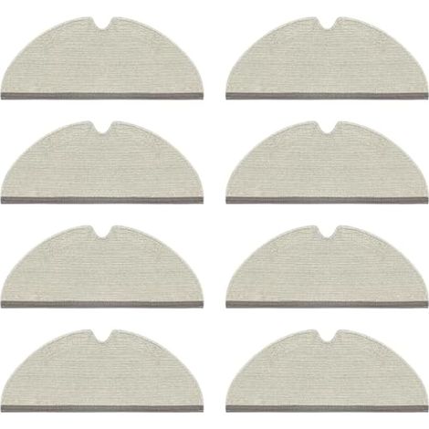 Lot de 8 chiffons de nettoyage pour Roborock Q8 Max, Q8 Max+, S5, S5 Max, S4, S50, S51, S55, S6, S6 Pure, S6 MaxV, Q7, Q7 Max, Q5 Pro, Q5 Pro+, Q5 Pro Accessories (1/5)