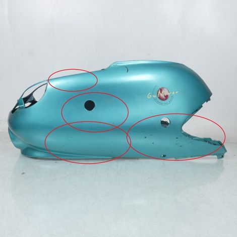 [PRODUIT D'OCCASION] Coque arrière pour scooter Aprilia Gulliver H2O 50 1996 à 1998 (1/5)