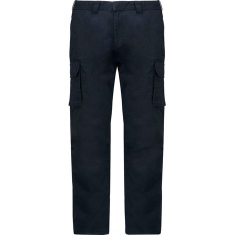 Pantalon multipoches KARIBAN Bleu Marine 38