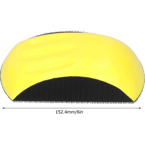 Handflächengroßer Schleifklotz, Winkelschleifer mit Klettverschlussbasis, 150 mm (6 Zoll) (1/5)