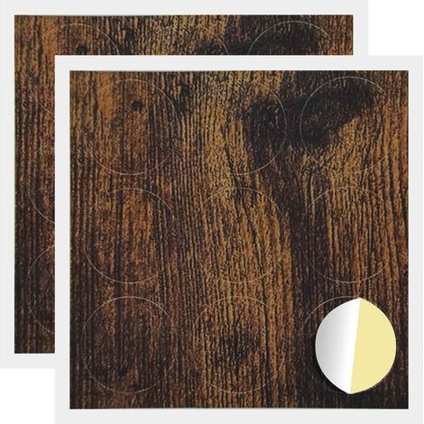 Couverture de vis auto-adhésive 2 pcs Chêne fumé Ø 20 x 0,5 mm (1/5)