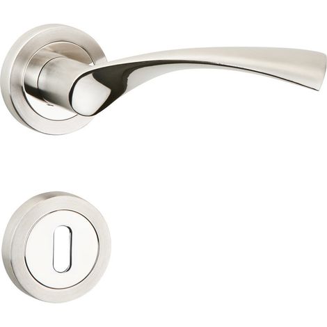 Hermat ZT - Drückergarnitur 1290 TWIST 1290.BIC/2331.SC.BB-63 (1/2)