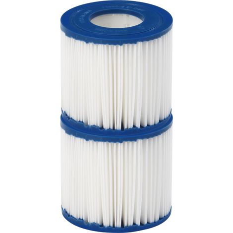 Lotto di 2 cartucce filtranti Diam 80 X 90mm Tipo 1 per filtrazione 1136L/h - Tipo 1 - Φ80mm x H90mm - set da 2 (1/2)