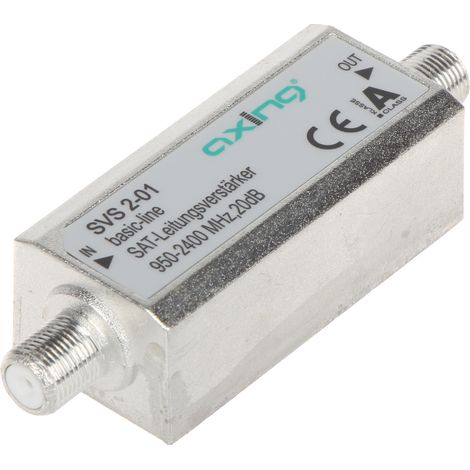Amplificador SAT SVS-2-01 con 20 dB de atenuación (1/4)