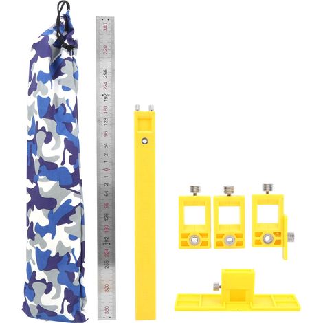 Perçoir guide de perçage bois 5,0 mm, gabarit de trou pour tiroir, règle de positionnement manchon (1/5)
