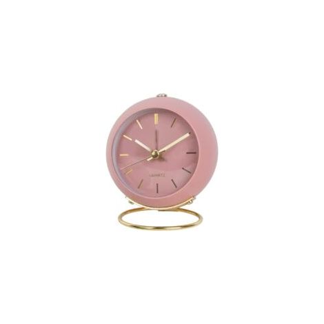 Reloj despertador analógico con luces, pequeño reloj despertador retro silencioso - Crezuo