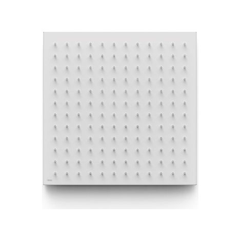 Pommeau de douche encastré au plafond Blanc mat - TRES 13495101BM