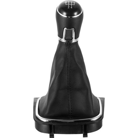 Cache-poussière pour Volkswagen Golf et Sagitar à boîte manuelle, pommeau de levier de vitesses noir, cabine noire, 6 vitesses, un jeu. (1/4)