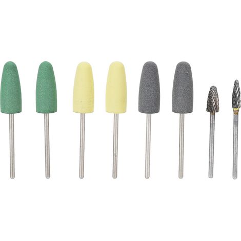 Kit de 8 fraises en résine photopolymérisable pour polissage dentaire, accessoires de remplacement pour forets de polissage, tige de 2,35mm. (1/5)