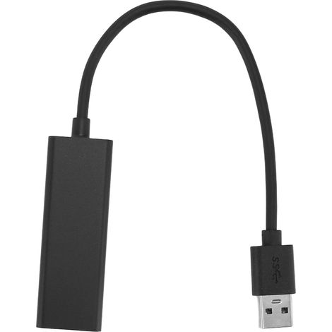 Adaptateur réseau USB 3.0 Gigabit 10/100/1000Mbps, câble Ethernet LAN filaire pour Switch, Windows, Android et OS X (1/5)