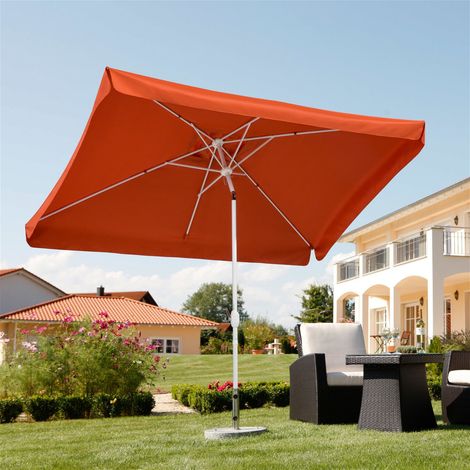Schneider Sonnenschirm Oslo teracotta 300 x 200 cm Marktschirm (1/5)
