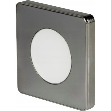Lampada LED da incasso per mobili, acciaio inox, 3W, 3000K, 120 lm SLL03 (1/5)