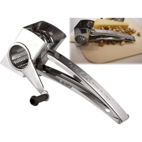 Grattugia a rullo manuale in acciaio inox gratta formaggio a manovella
