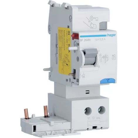 HAGER BF264 Blocco differenziale 2P 63A 300mA tipo AC