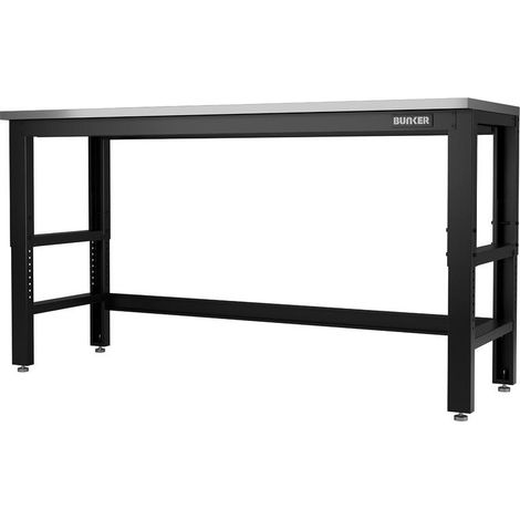 Draper 27456 BUNKER Workbench with Stainless Steel Worktop, 1830mm