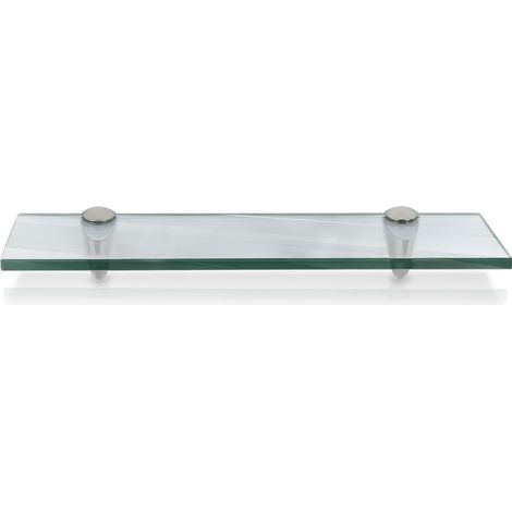 TolleTour Ripiano Ripiano a parete Ripiano in vetro Contenitore in vetro Trasparente 60 x 10 cm