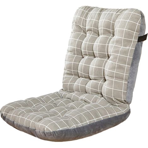 Comefolife Terrassenstuhl-Kissen-Set, Schaukelstuhlkissen mit Bändern, dick gepolstertes Sitz- und Rückenkissen, gestepptes Kissen für den Innen- und Außenbereich (1/5)