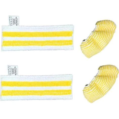 Remplacement de Tampons en Tissu pour Vadrouille à Vapeur pour Karcher EasyFix SC2 SC3 SC4 SC5, Tampons de Nettoyage en Microfibre (1/4)
