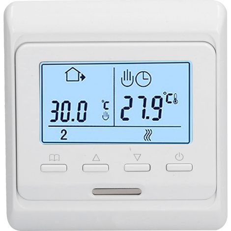 Thermostat programmable LCD ME5516 16A pour chauffage au sol à eau et électrique (AC230V 16A) (1/5)