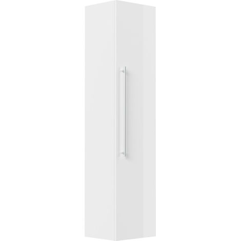 Hochschrank 150 cm weiss hochglanz