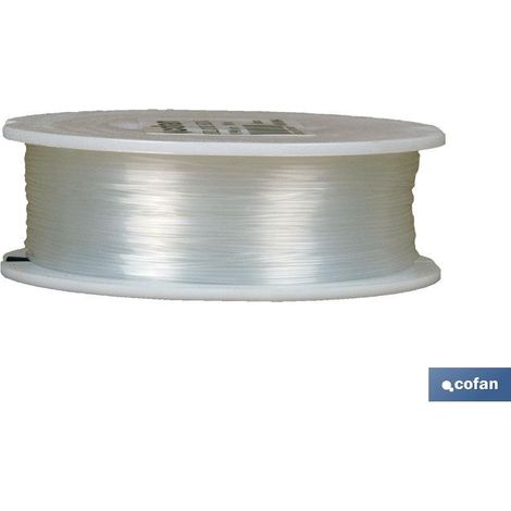 Filo da pesca in blister filo 0,9 mm 100 metri bianco