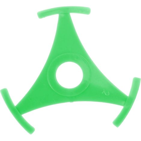 Triangulaire Adaptateur Facile à Installer en Plastique Platine Vinyle, Léger et Accessoire, Portable Vert pour Lecteur de Vinyle (1/5)